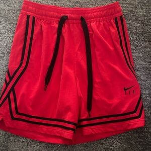 Nike Women’s Fly Red and Black Athletic Shorts